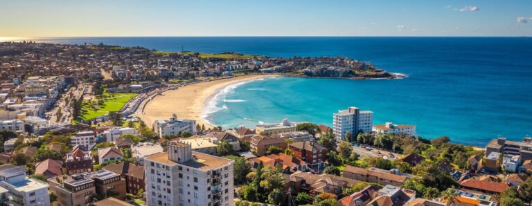 Bondi Beach and surrounding homes near CBM Mortgages